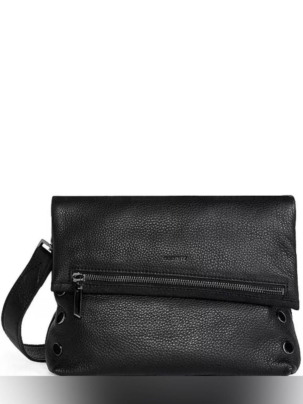 HAMMITT LEATHER CROSSBODY CLUTCH 10”